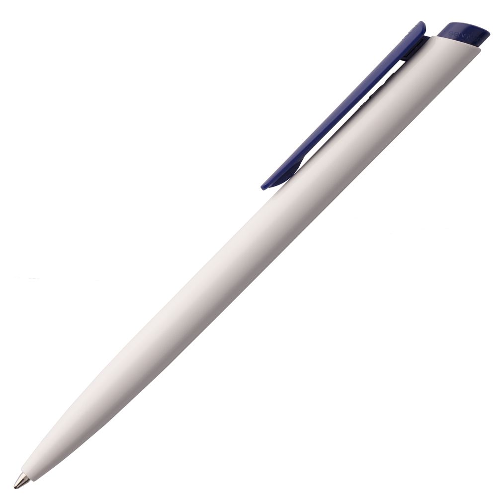 Ручка шариковая Senator Dart Polished, бело-синяя (Миниатюра WWW (1000))