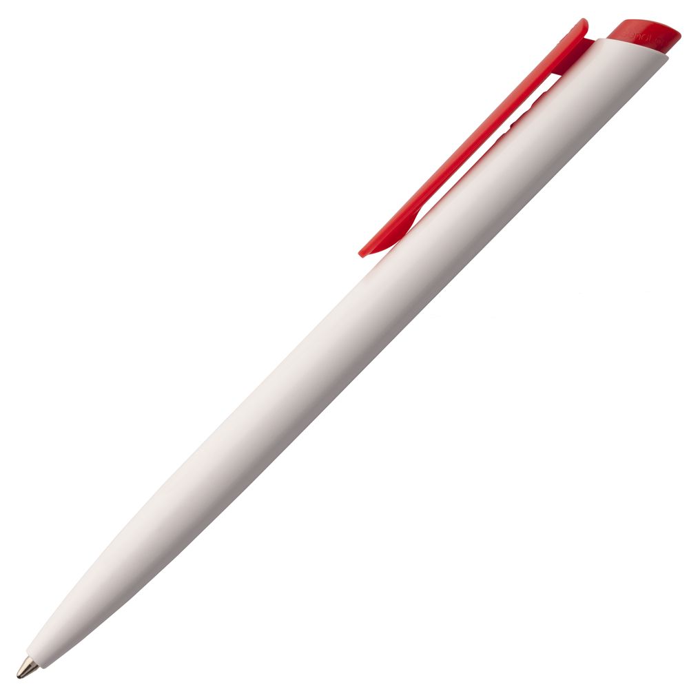 Ручка шариковая Senator Dart Polished, бело-красная (Миниатюра WWW (1000))