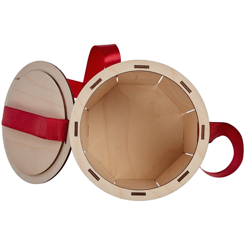 Коробка Drummer, круглая, с красной лентой (Миниатюра WWW (1000))