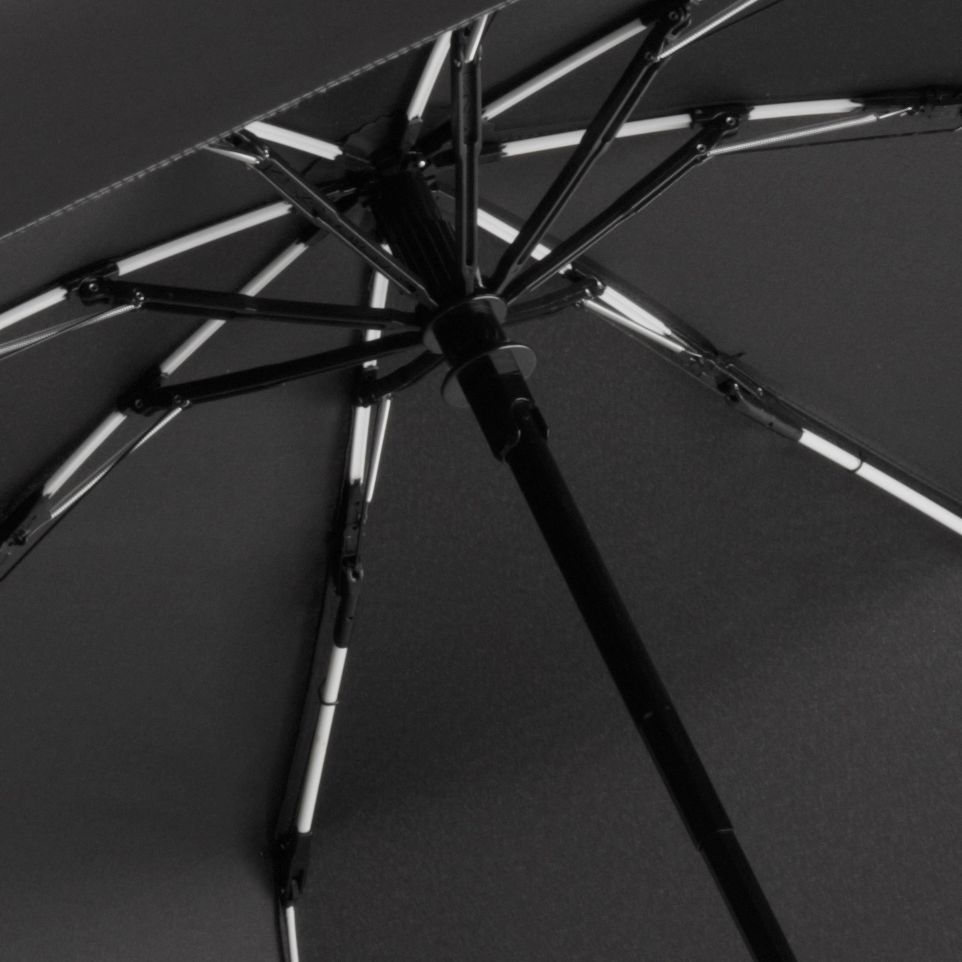 Зонт складной AOC Mini с цветными спицами, белый (Миниатюра WWW (1000))