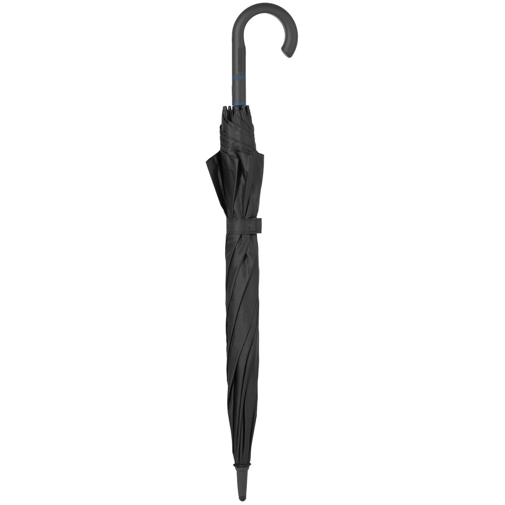 Зонт-трость с цветными спицами Color Style, синий с черной ручкой (Миниатюра WWW (1000))