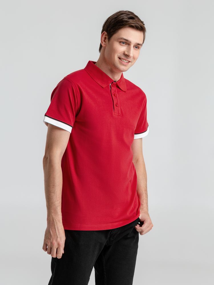 Рубашка поло мужская Anderson, красная (Миниатюра WWW (1000))