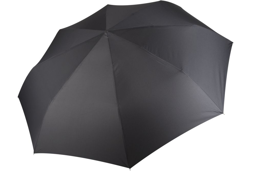 Зонт складной Fiber, черный (Миниатюра WWW (1000))