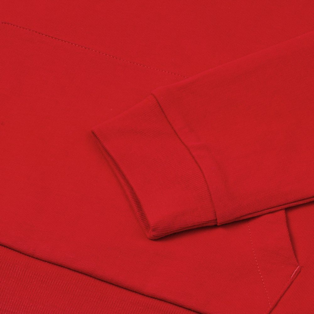 Толстовка на молнии с капюшоном Unit Siverga, красная (Миниатюра WWW (1000))