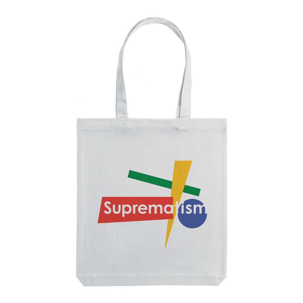 Холщовая сумка Suprematism, молочно-белая (Миниатюра WWW (1000))