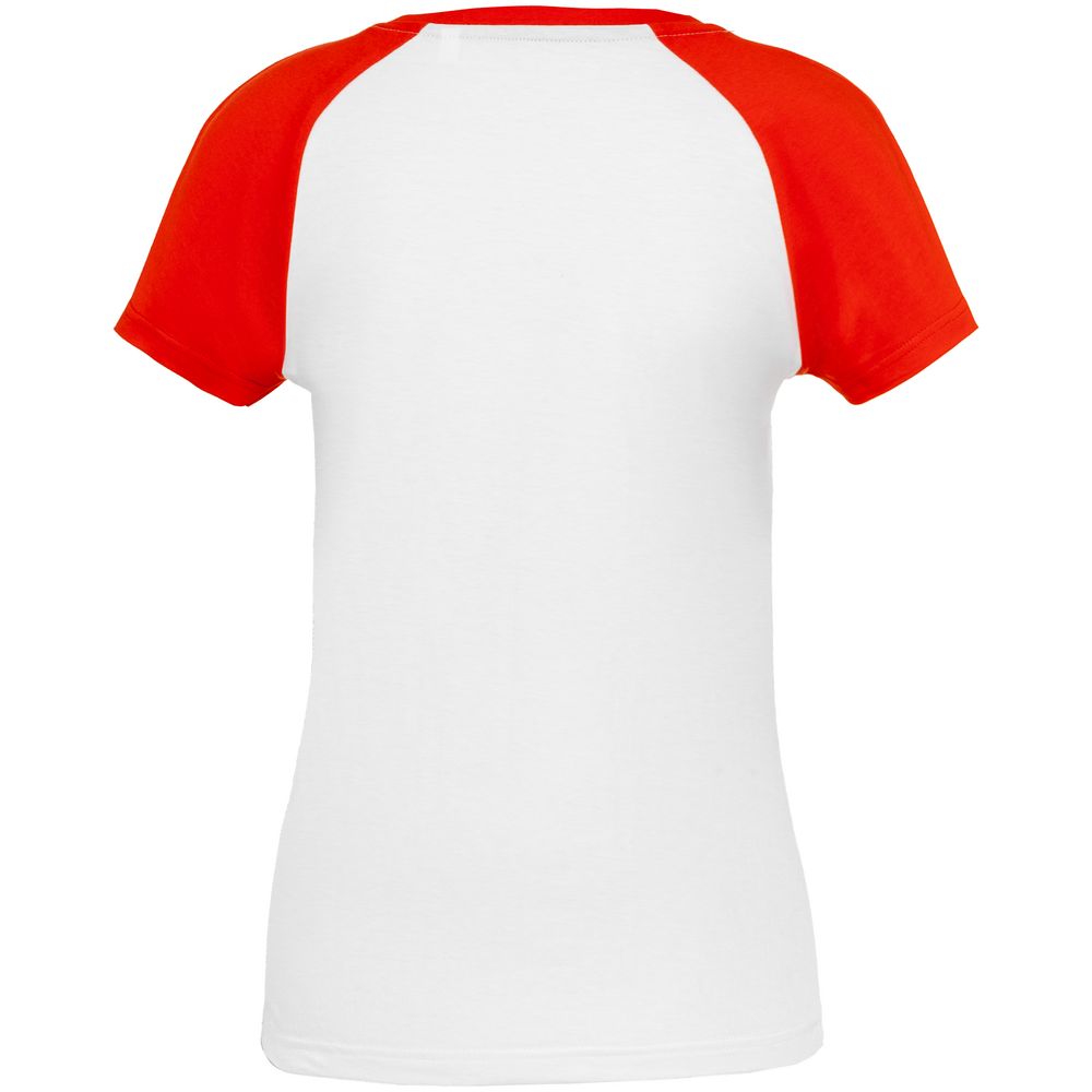 Футболка женская «Ищи суть», белая с красным (Миниатюра WWW (1000))