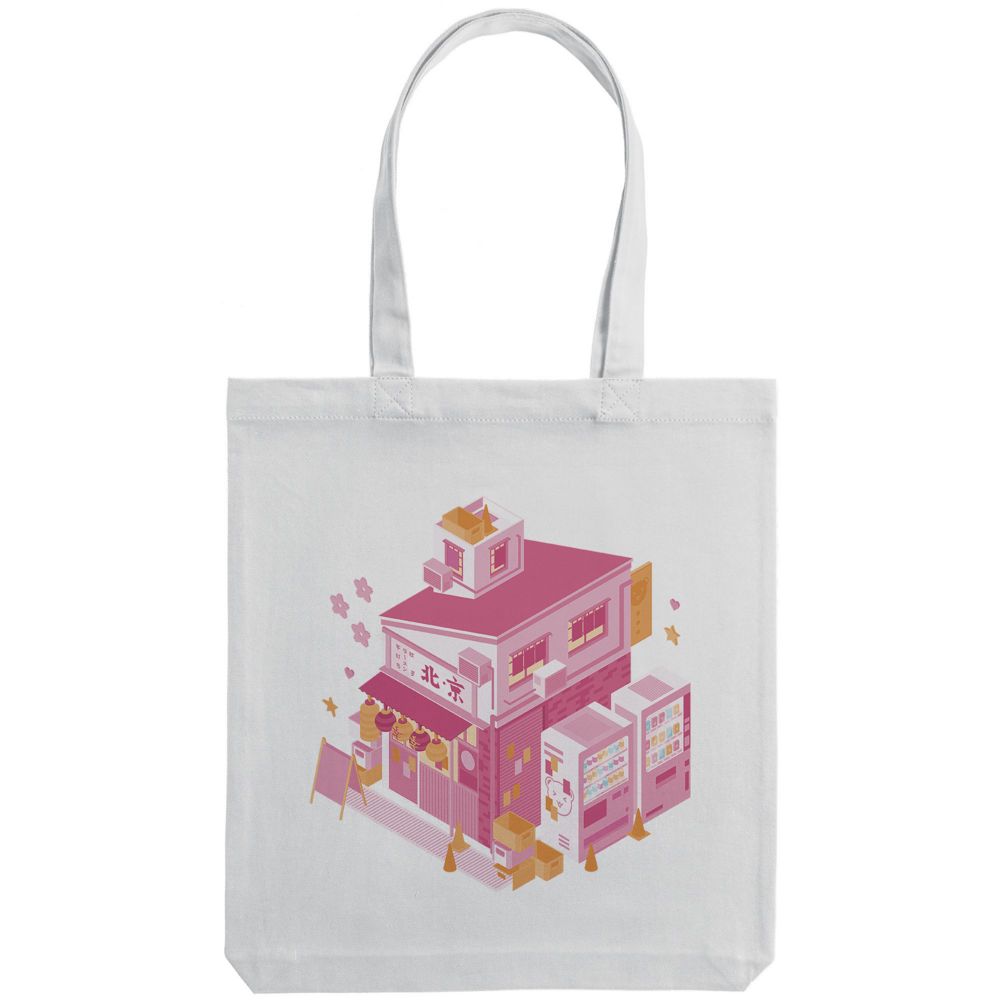 Холщовая сумка «Осака. Рамен», молочно-белая (Миниатюра WWW (1000))