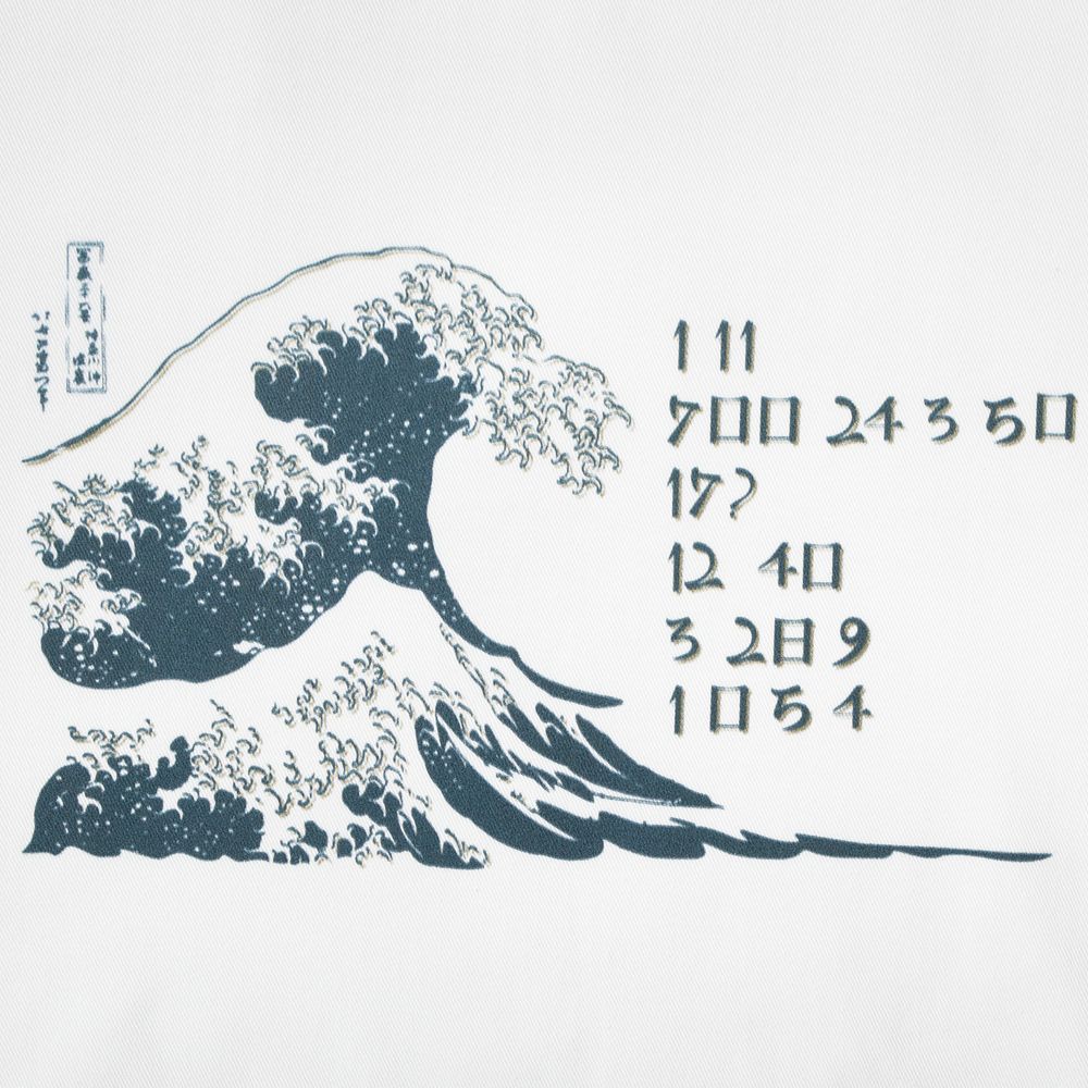 Холщовая сумка «Цифровые стихи. Японская поэзия», молочно-белая (Миниатюра WWW (1000))