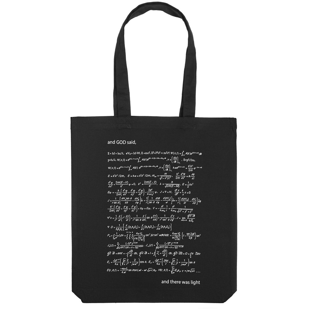 Холщовая сумка «Да будет свет», с люминесцентным принтом (Миниатюра WWW (1000))