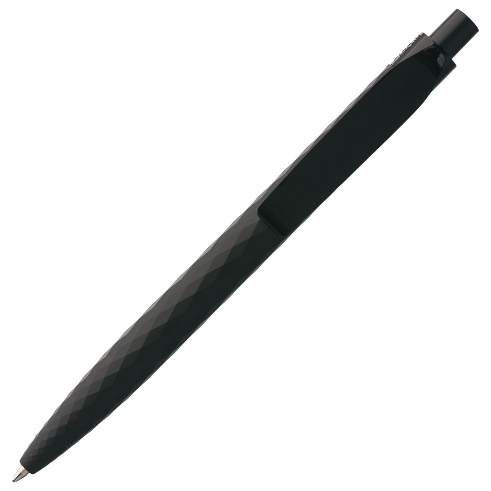 Ручка шариковая Prodir QS01 PRP-P Soft Touch, черная (Миниатюра WWW (1000))