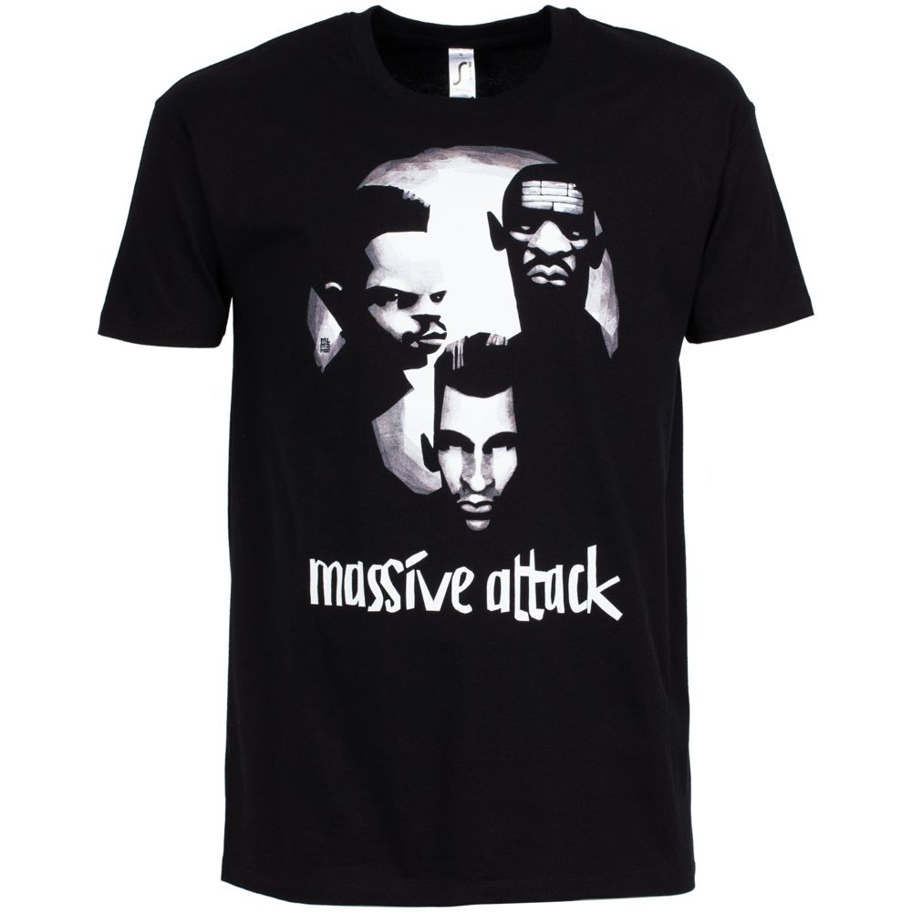 Футболка «Меламед. Massive Attack», черная (Миниатюра WWW (1000))