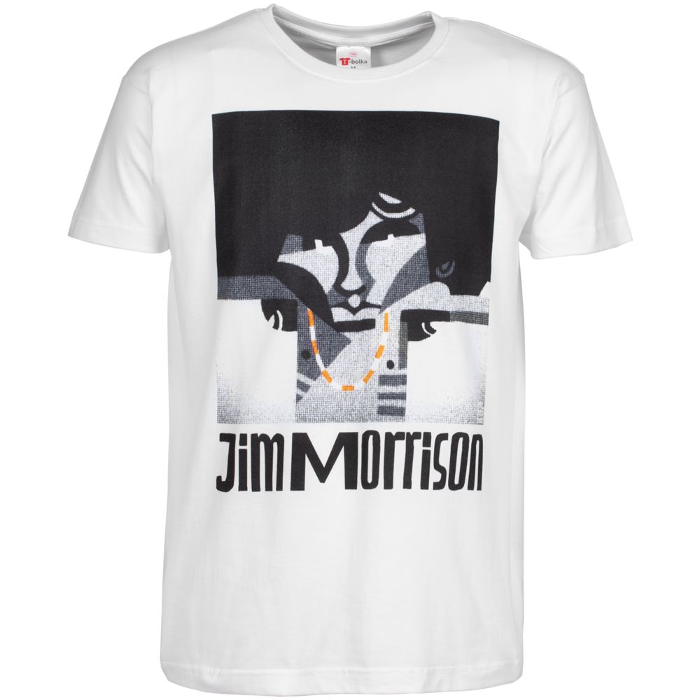 Футболка «Меламед. Jim Morrison», белая (Миниатюра WWW (1000))