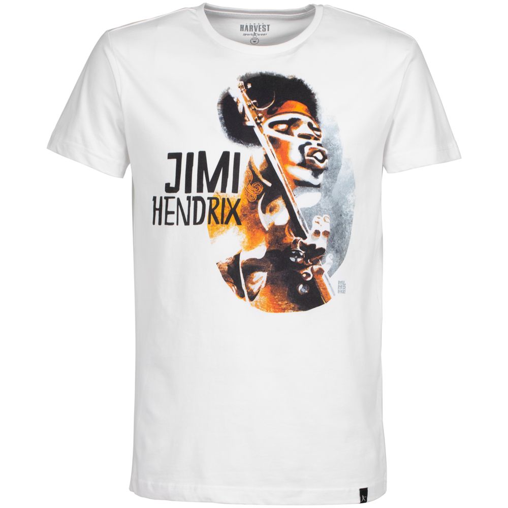 Футболка «Меламед. Jimi Hendrix», белая (Миниатюра WWW (1000))
