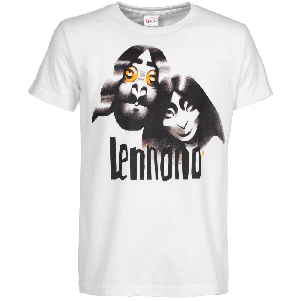 Футболка «Меламед. John Lennon, Yoko Ono», белая (Миниатюра WWW (1000))