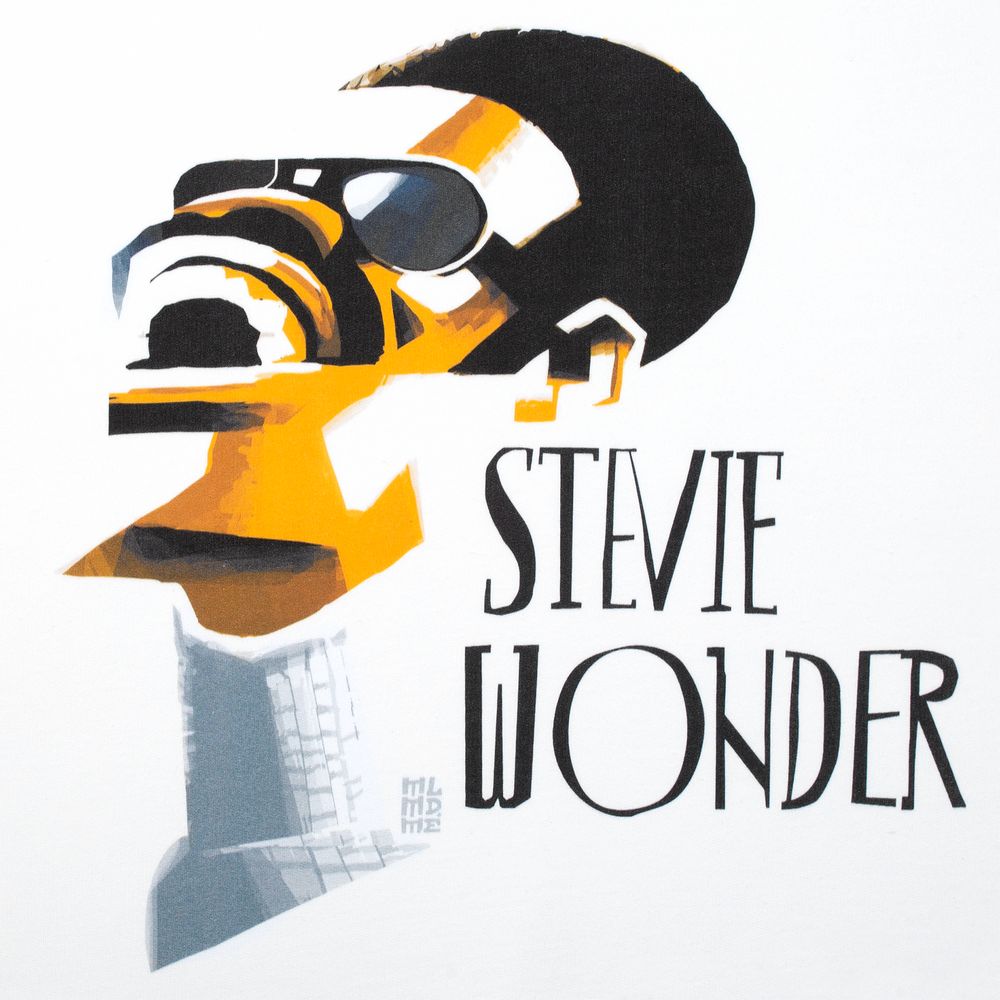 Толстовка «Меламед. Stevie Wonder», белая (Миниатюра WWW (1000))