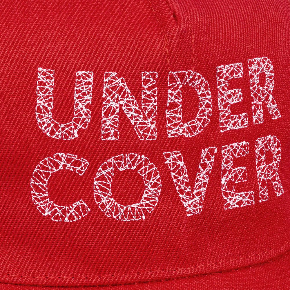 Бейсболка с вышивкой Undercover, красная (Миниатюра WWW (1000))