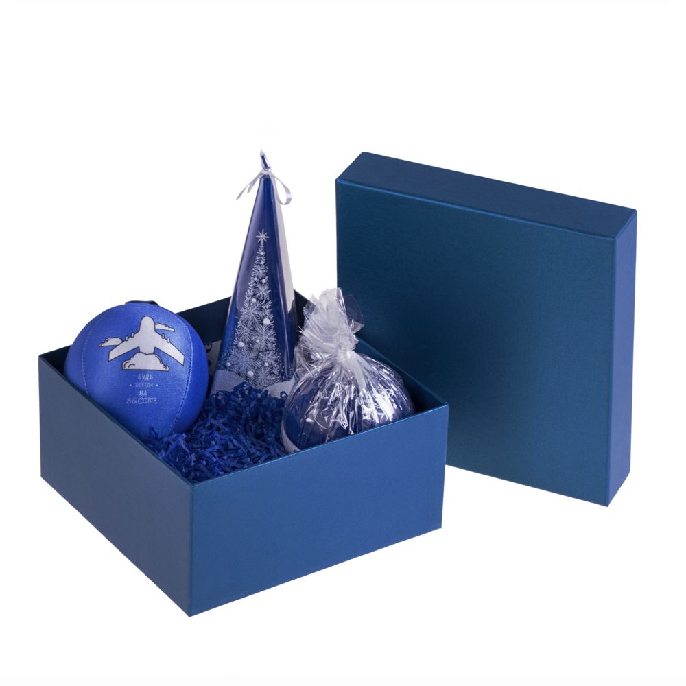 Коробка Satin, малая, синяя (Миниатюра WWW (1000))