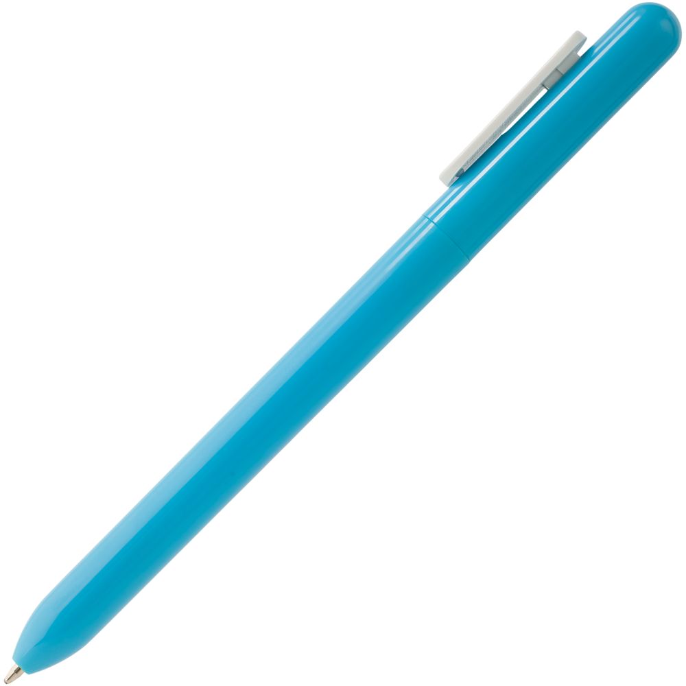 Ручка шариковая Swiper, голубая с белым (Миниатюра WWW (1000))