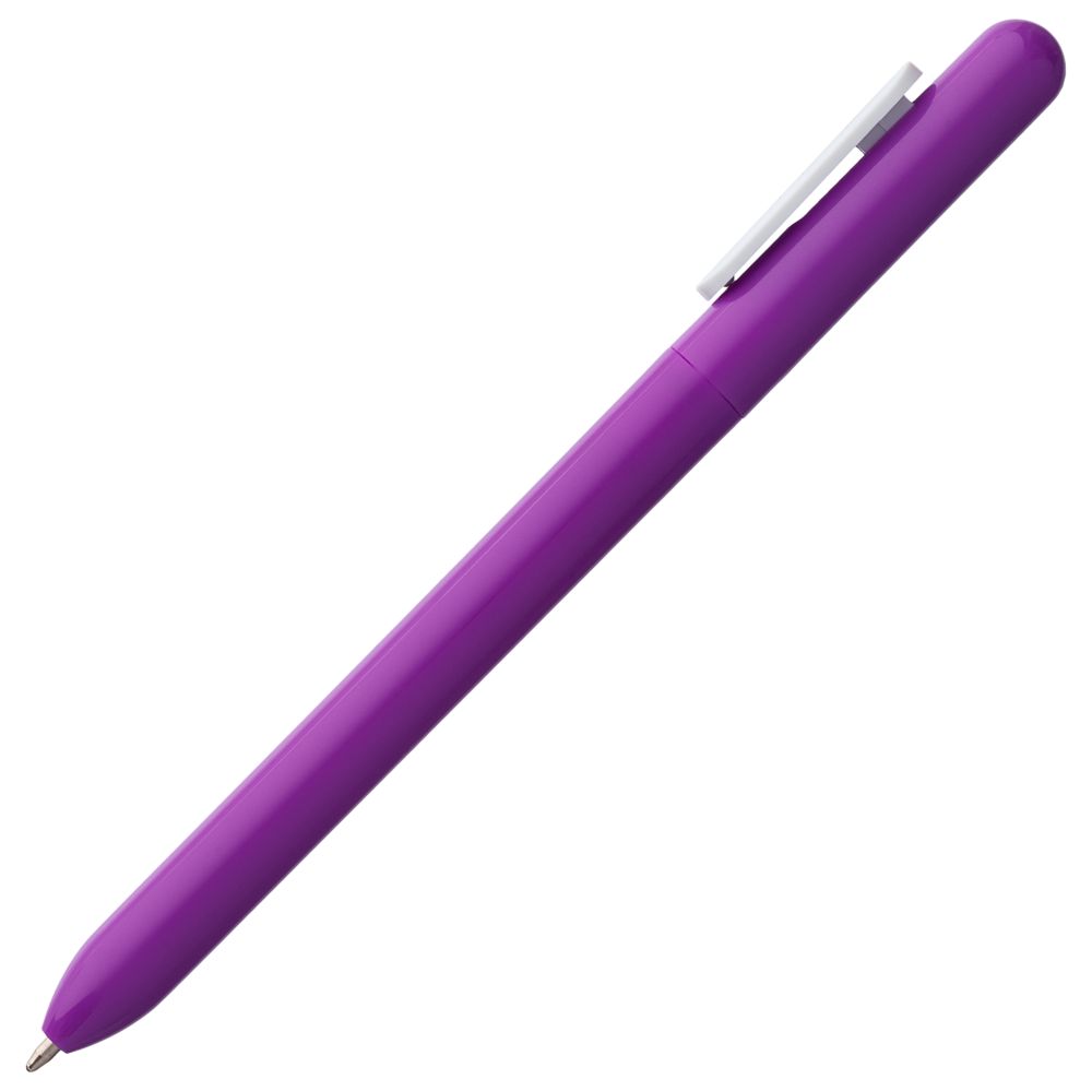 Ручка шариковая Swiper, фиолетовая с белым (Миниатюра WWW (1000))
