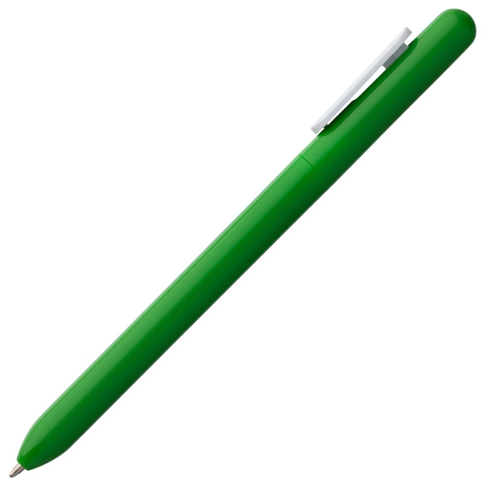 Ручка шариковая Swiper, зеленая с белым (Миниатюра WWW (1000))