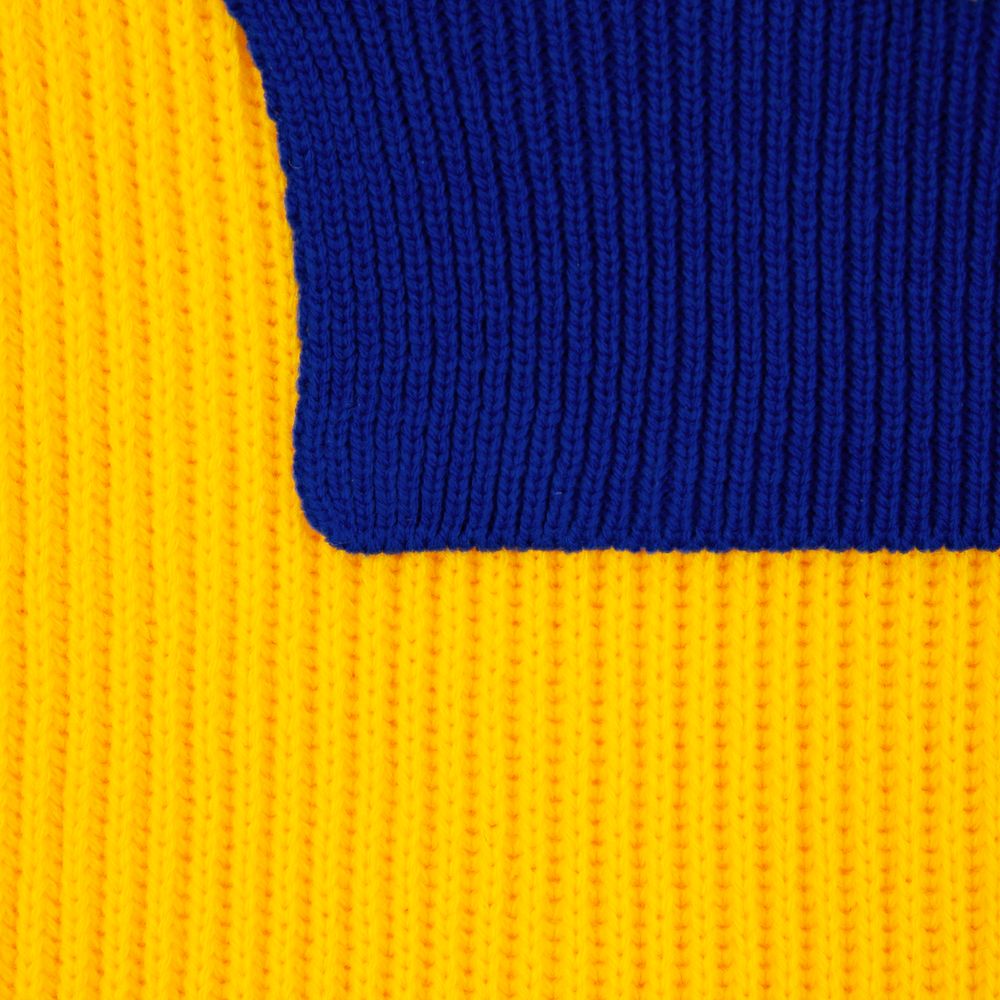 Шарф Snappy, желтый с синим (Миниатюра WWW (1000))