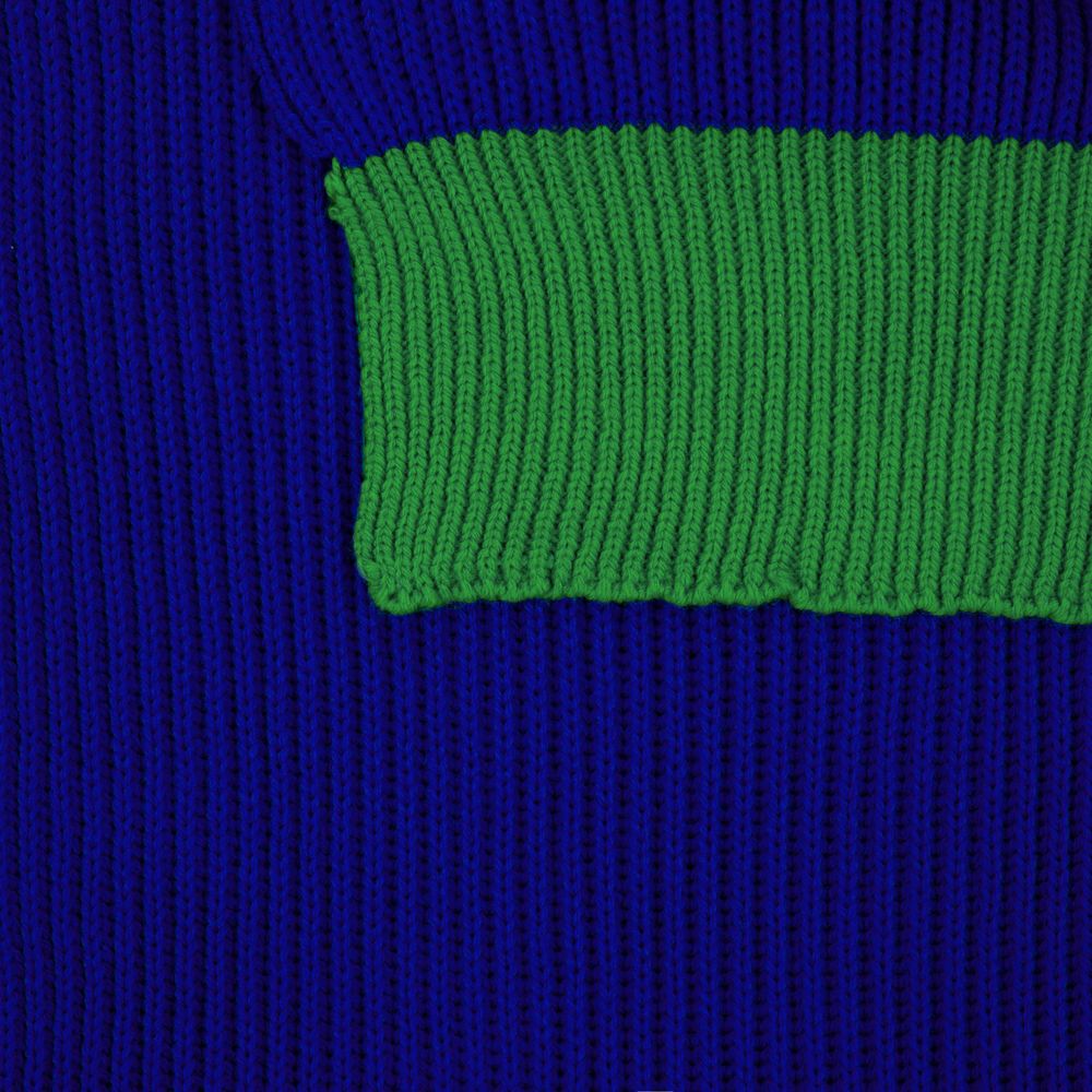 Шарф Snappy, синий с зеленым (Миниатюра WWW (1000))