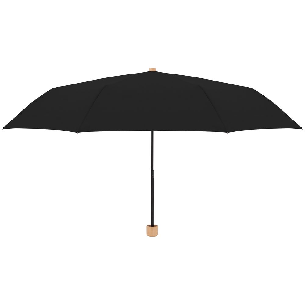 Зонт складной Nature Mini, черный (Миниатюра WWW (1000))