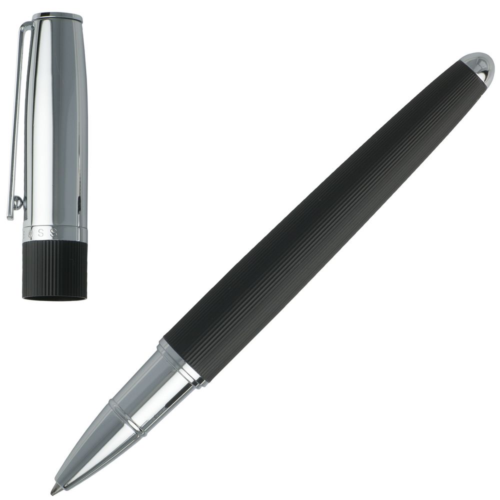 Набор Hugo Boss: папка, брелок и ручка, черный (Миниатюра WWW (1000))