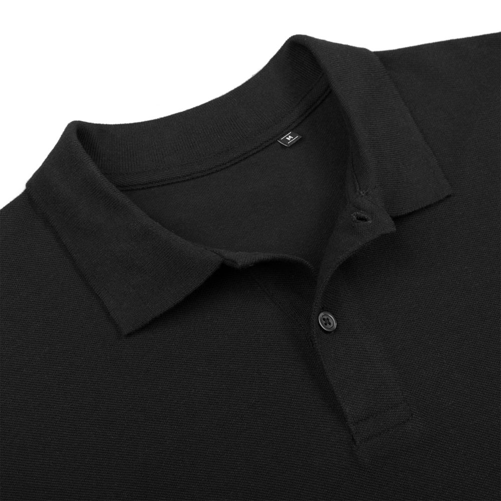 Рубашка поло мужская Inspire, черная (Миниатюра WWW (1000))