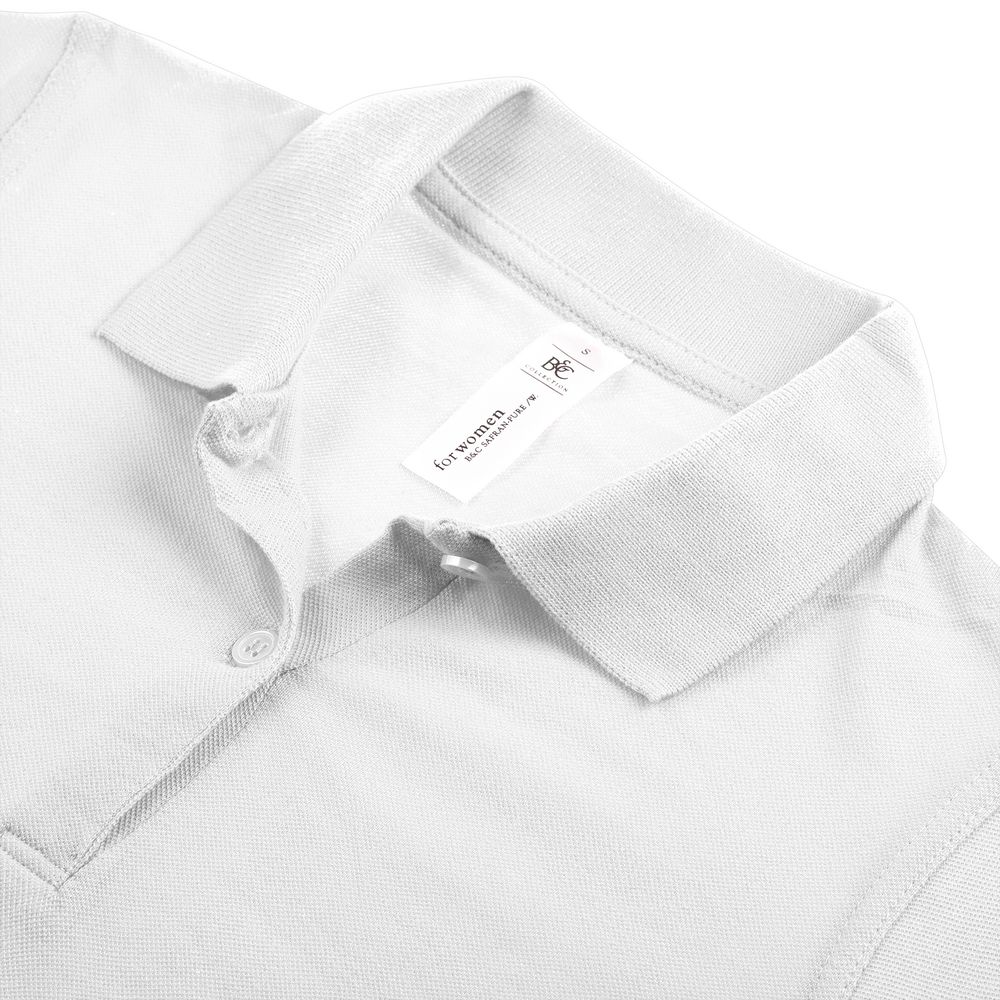 Рубашка поло женская Safran Pure белая (Миниатюра WWW (1000))