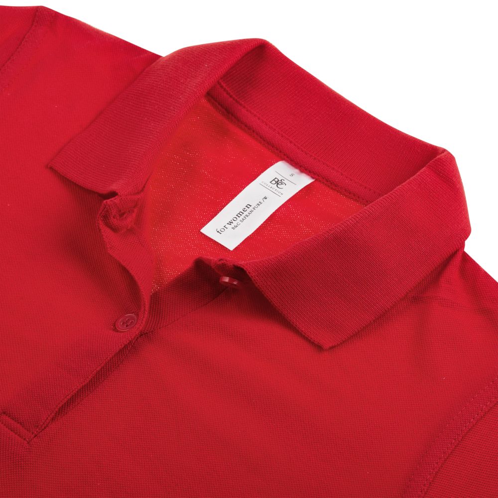 Рубашка поло женская Safran Pure красная (Миниатюра WWW (1000))