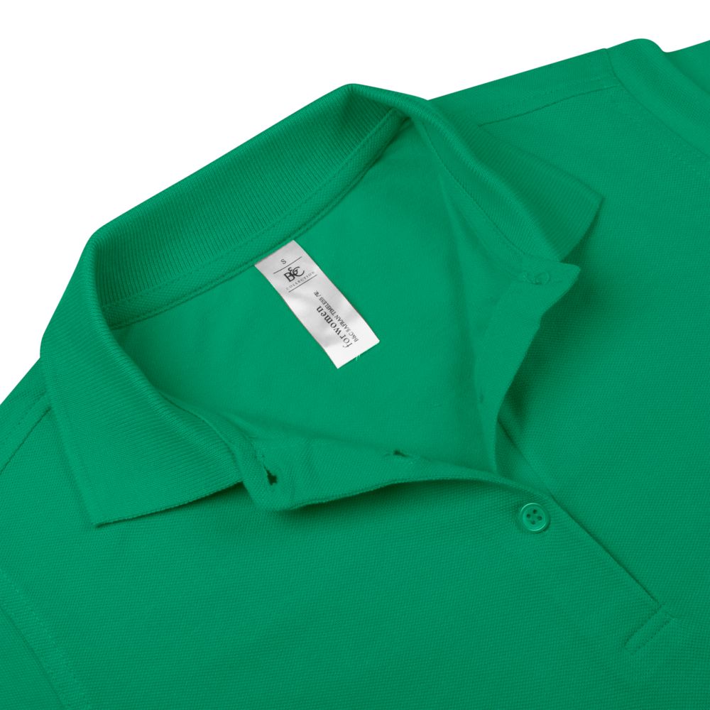 Рубашка поло женская Safran Timeless зеленая (Миниатюра WWW (1000))