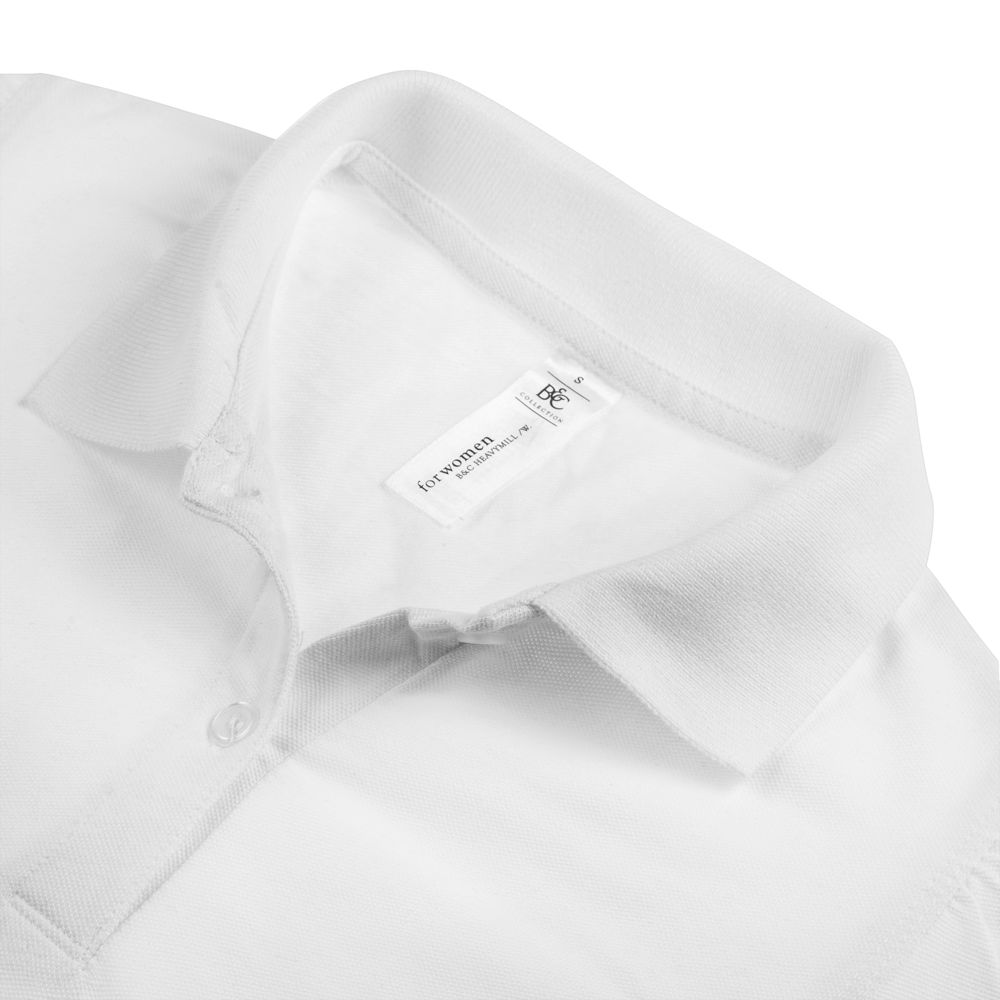 Рубашка поло женская Heavymill белая (Миниатюра WWW (1000))