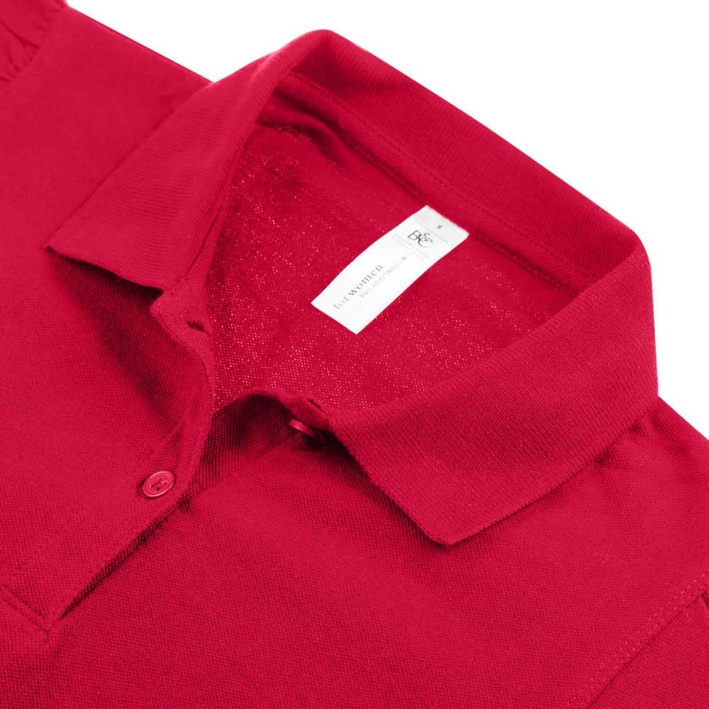 Рубашка поло женская Heavymill красная (Миниатюра WWW (1000))