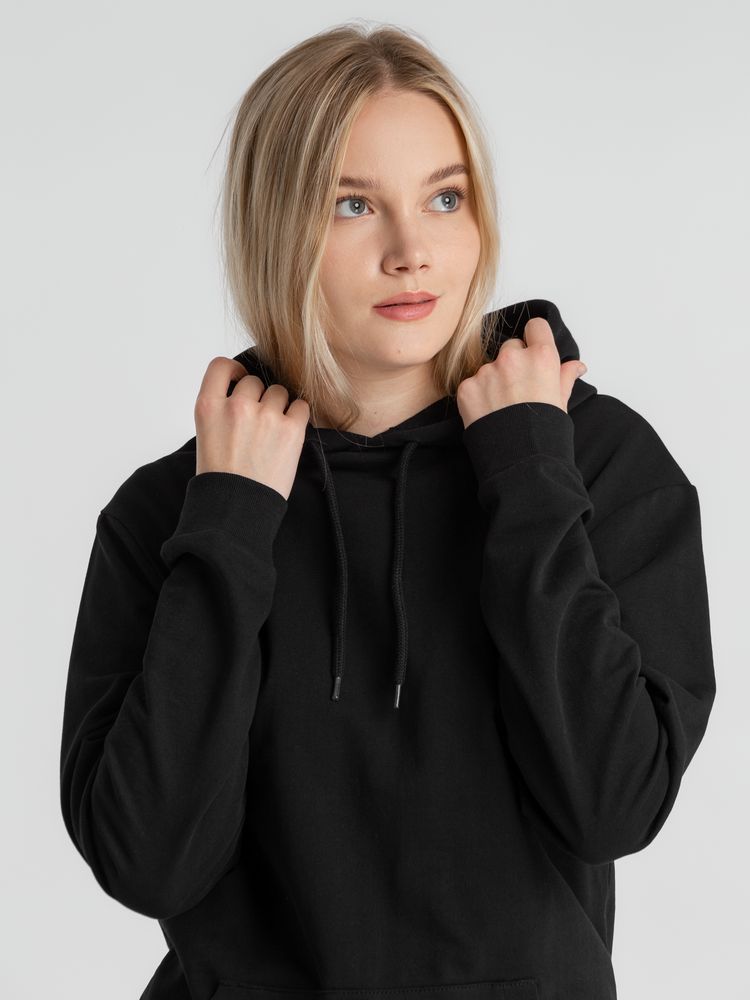 Толстовка с капюшоном унисекс Hoodie, черная (Миниатюра WWW (1000))