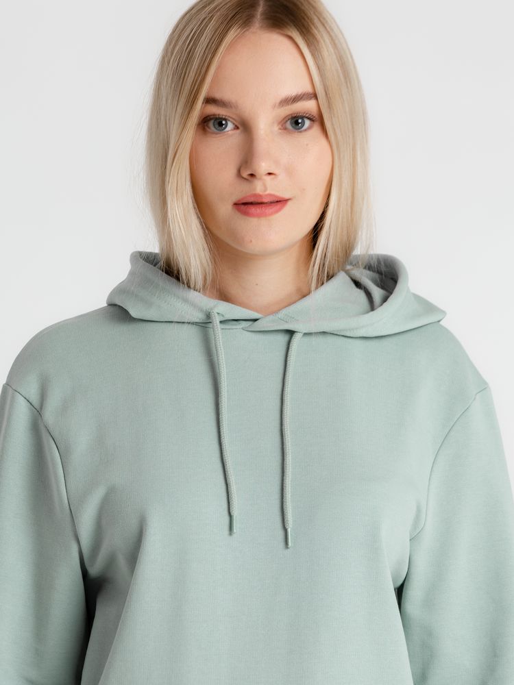 Толстовка с капюшоном унисекс Hoodie, серо-зеленая (Миниатюра WWW (1000))