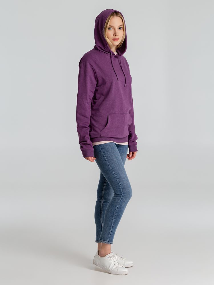 Толстовка с капюшоном унисекс Hoodie, фиолетовый меланж (Миниатюра WWW (1000))