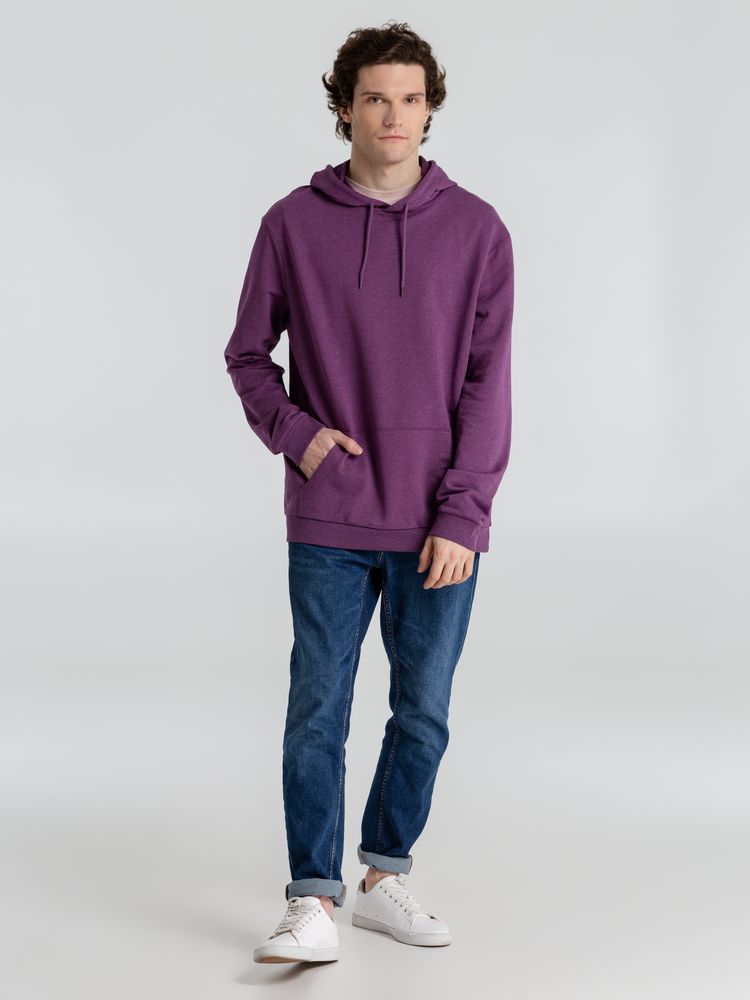 Толстовка с капюшоном унисекс Hoodie, фиолетовый меланж (Миниатюра WWW (1000))